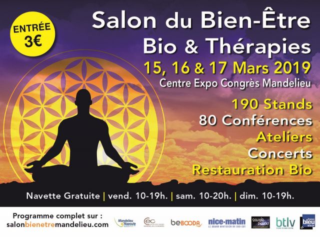 Salon du Bien-être, Bio & Thérapies Mandelieu