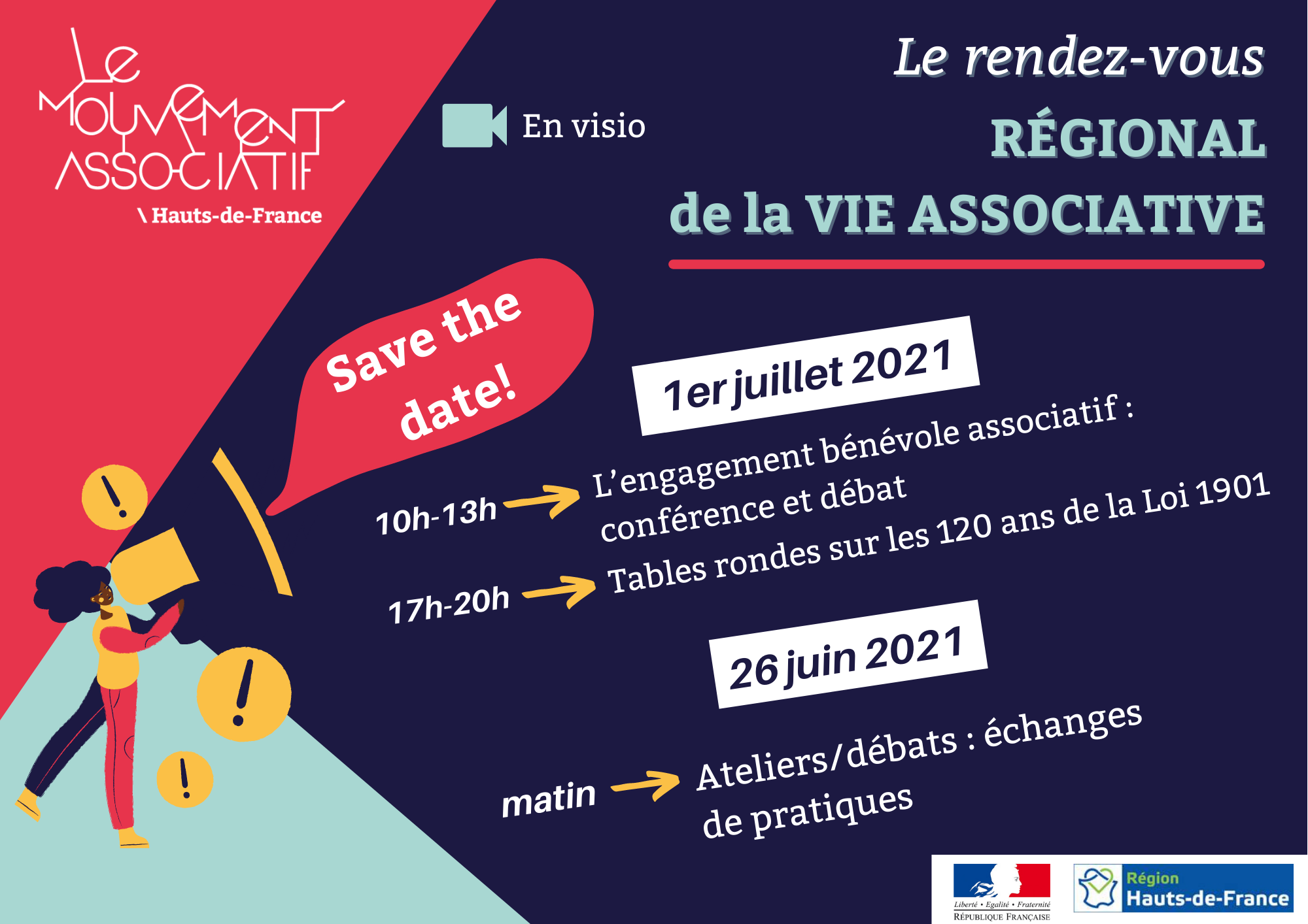 1er juillet - Le RDV régional de la vie associative