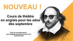 Cours de théâtre en anglais